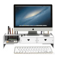 PVC Monitor Stand Riser Storage Organizer